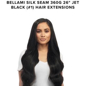 Bellami 26in Jet Black extensions